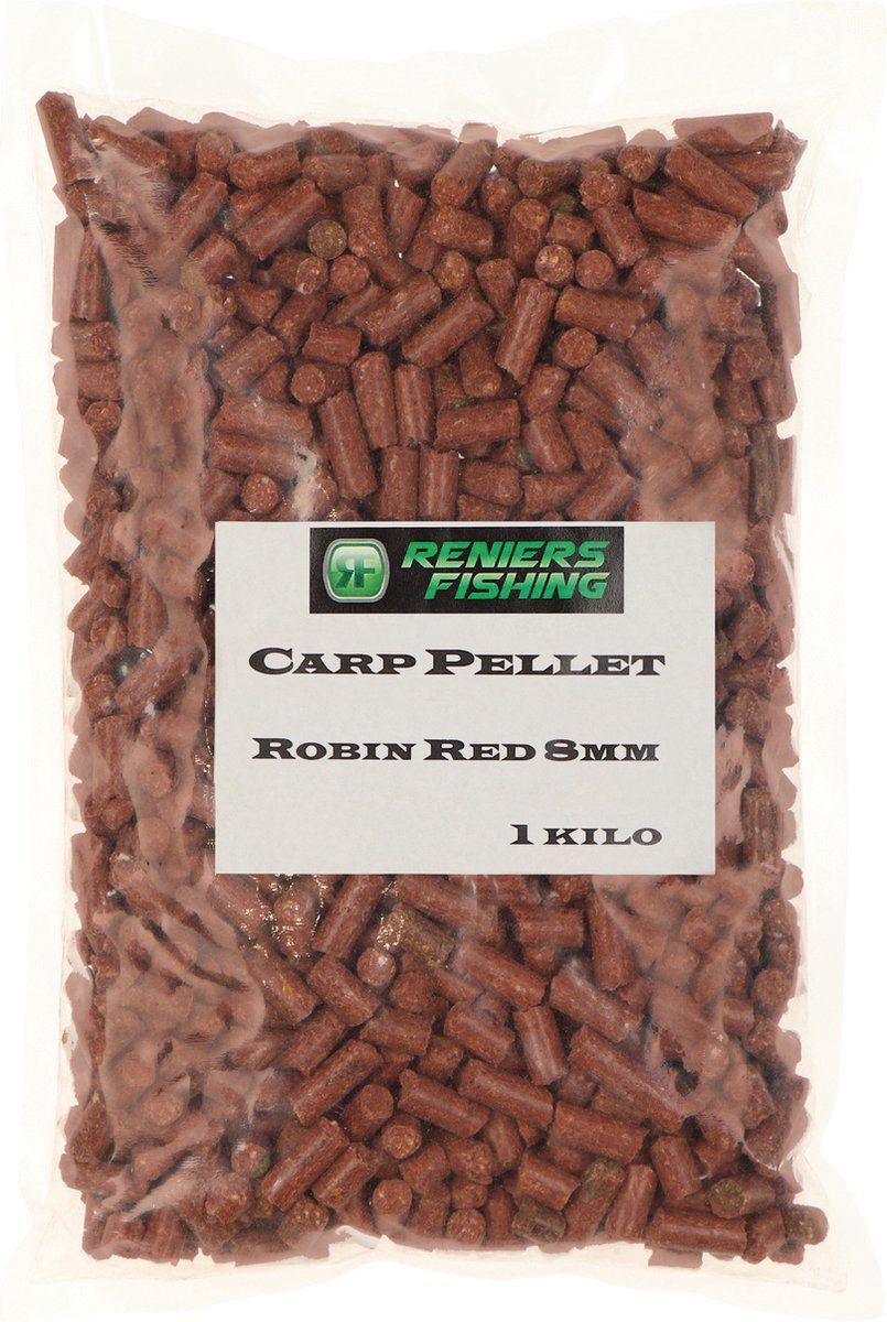 Reniers Fishing Carp Pellets 1kilo 8mm - Smaak : Red Krill