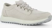 Hush Puppies suede dames sneakers beige - Maat 39 - Echt leer - Uitneembare zool