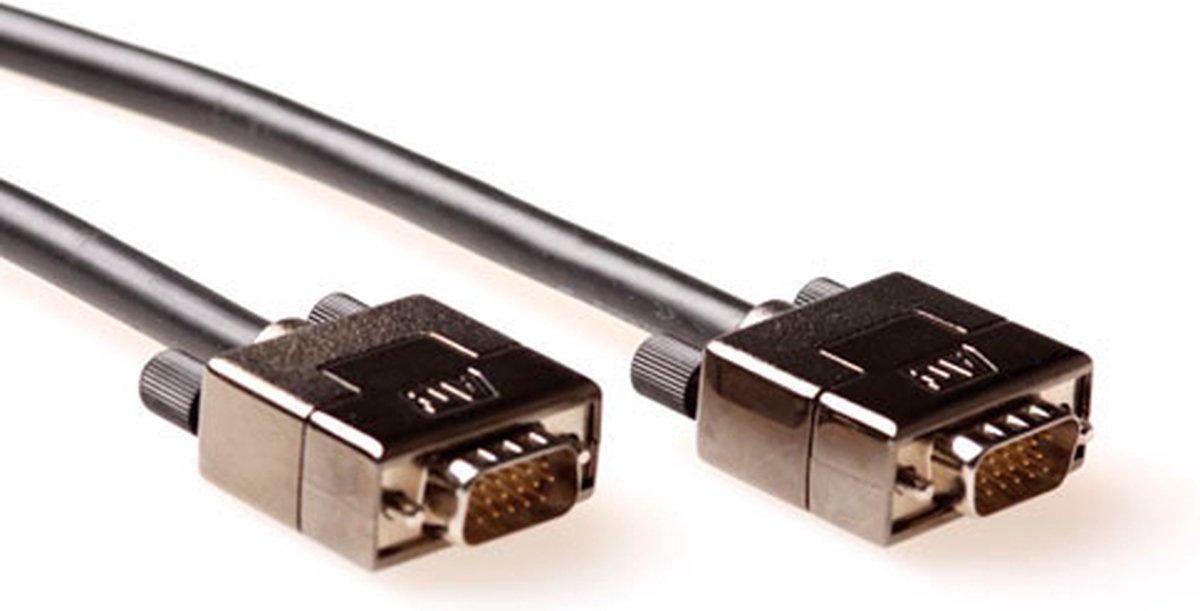 ACT - VGA (D-Sub) naar VGA (D-Sub) - 1.8 m - Zwart