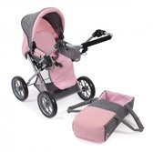 Bayer Chic Doll chariot Leni combi (gris clair / rose)