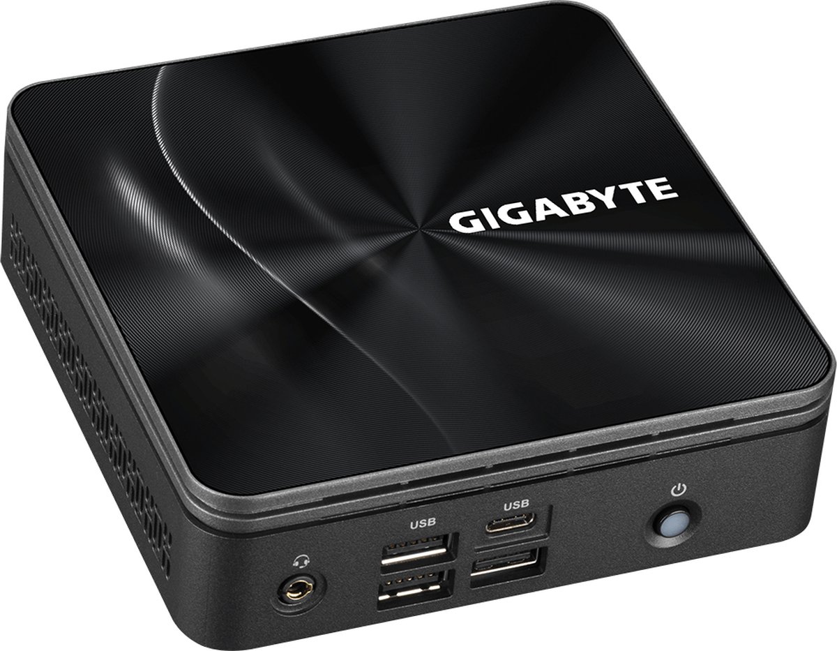 Gigabyte GB-BRR5-4500, UCFF, Mini PC barebone, DDR4-SDRAM, M.2, PCI Express, SATA, Wi-Fi 6 (802.11ax), 90 W