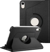 Draaibare Tablet Hoes - Geschikt voor iPad Mini Hoes 6e Generatie (2021) - Zwart