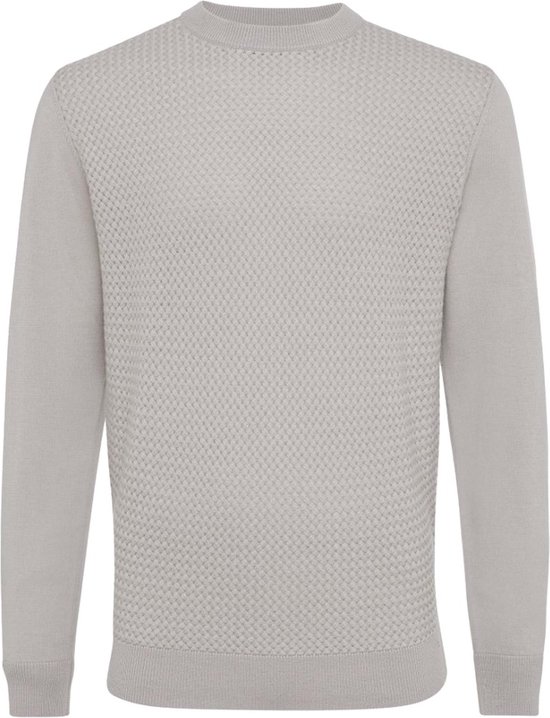 Gentiluomo K8164-263 Truien & Vesten Heren - Sweater - Hoodie - Vest- Beige - Maat XL