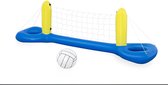 Free And Easy Opblaasbaar Volleybalspel - Blauw - Kunststof - 244 Cm