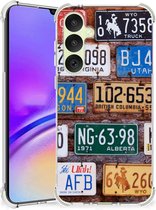 Hoesje maken Geschikt voor Samsung Galaxy A35 GSM Hoesje met doorzichtige rand Kentekenplaten