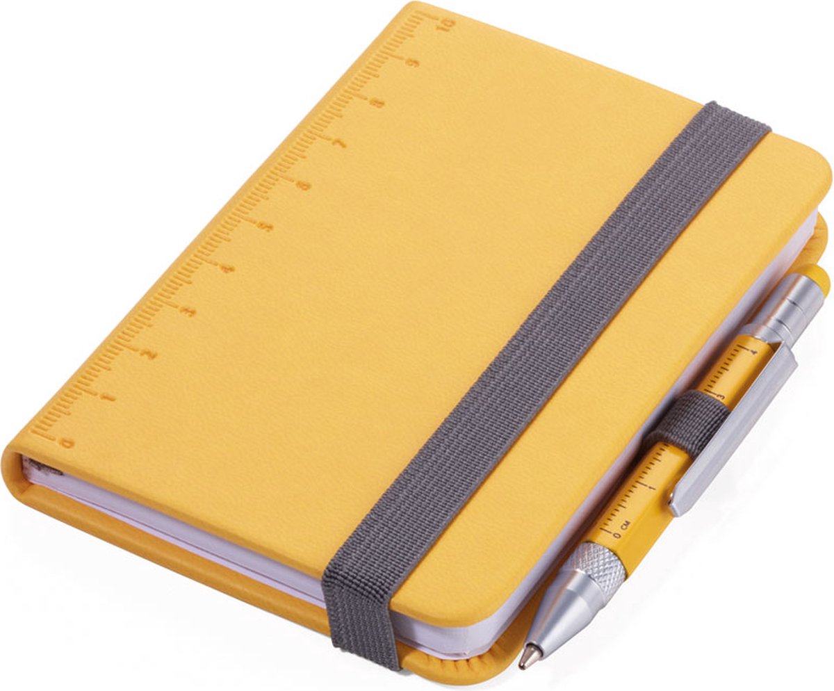 Troika LILIPAD + LILIPUT Notitieblok A7 met pen (Geel)