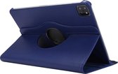 360 Tablet Case - Geschikt voor iPad Air 4e Generatie Hoes - 10.9 inch (2020) - Donker Blauw