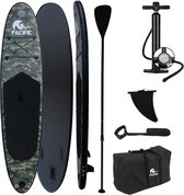 Planche de SUP Pacific Special Edition - Camouflage - Extra Robuste - 305 cm - 7 pièces - Jusqu'à 100 kg - Opblaasbaar