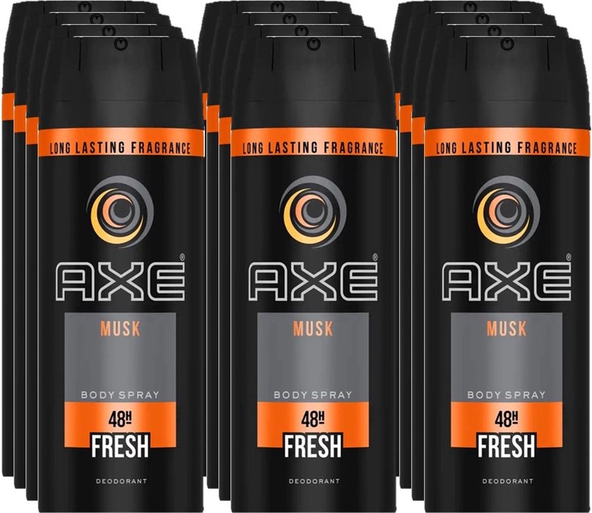 Goedkoopste Axe Deo Spray - Musk - Voordeelverpakking 12 x 150 ml