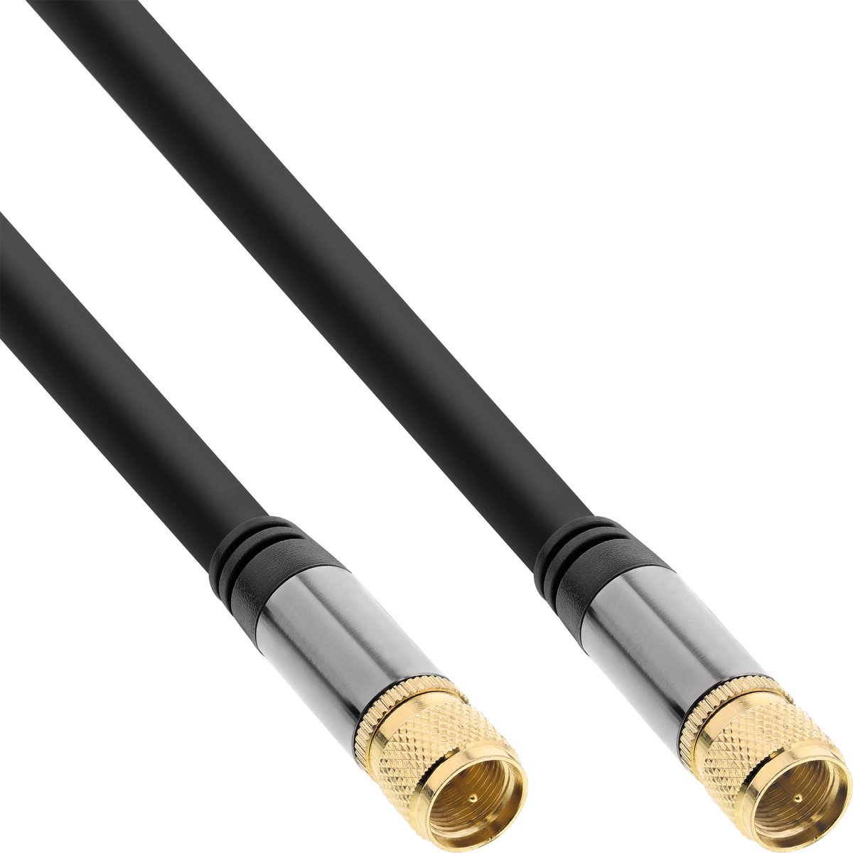 InLine 4G/LTE proof 4K Ultra HD F (m) - F (m) coaxkabel / recht - 3 meter
