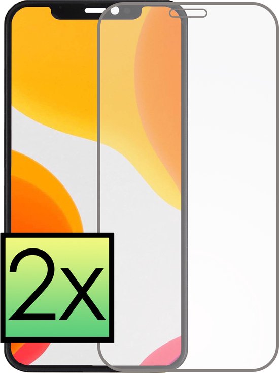 Screenprotector Geschikt voor iPhone X Screenprotector Tempered Glass Gehard Glas Full Screen Display Cover - 2x