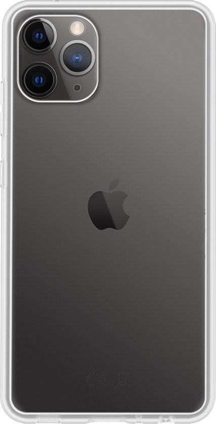 Coque souple en silicone transparente pour iPhone 12 Pro Max.