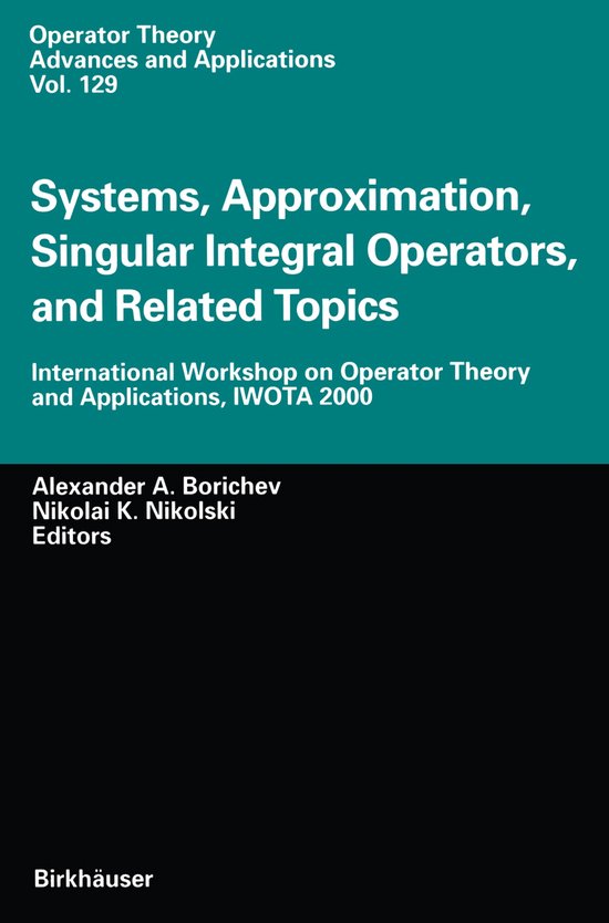 Systems, Approximation, Singular Integral Operators, and Rel ... - cover
