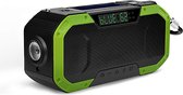 Noodradio - All-in-One - 5000mAh Solar Powerbank - Noodpakket - Survival kit - Opwindbare Dynamo Radio - Bluetooth Speaker - SOS - USB - Kamperen en Outdoor