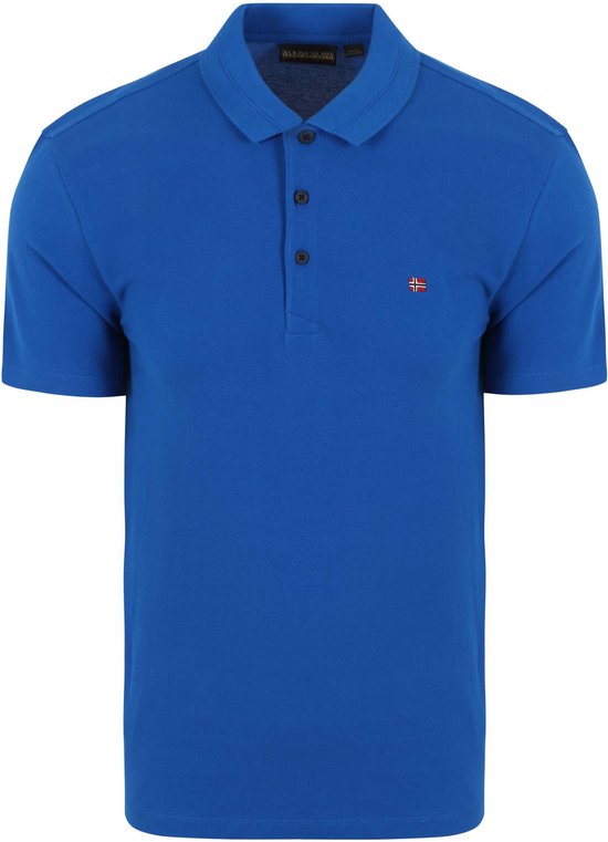 Napapijri - Ealis Polo Kobaltblauw - Regular-fit - Heren Poloshirt