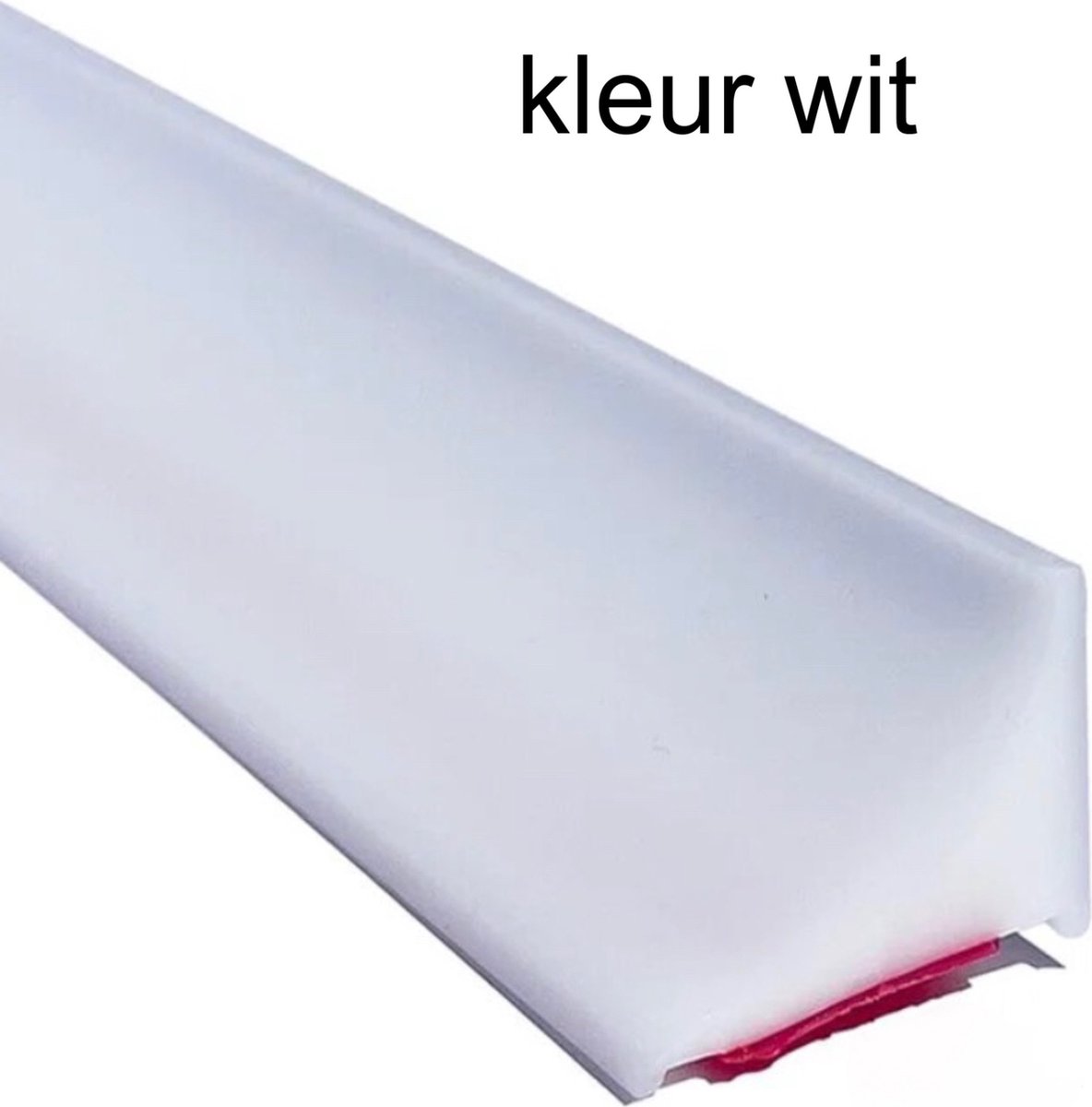 Witte Zelfklevende Siliconen waterkering 200cm Douche Dorpel - Water stopper Badkamer - Water Dorpel Waterdorpel - Waterstopper 200cm Douchedeur - Douchebak - Douchegordijn - Water drempel - Zwembad
