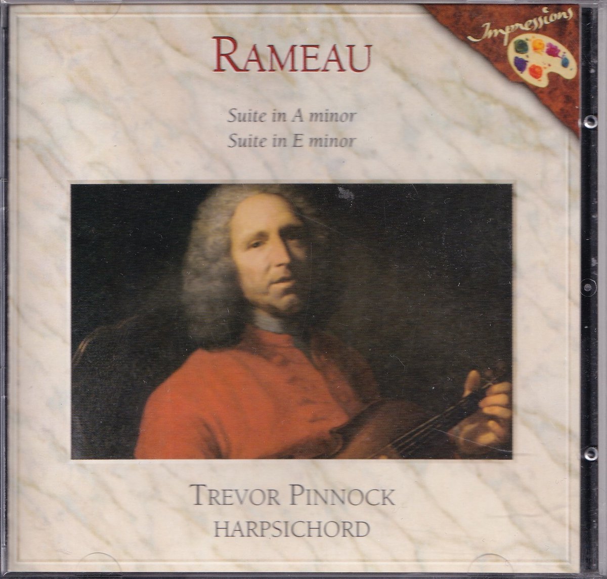 Suite in A minor, Suite in E minor - Jean-Philippe Rameau - Trevor Pinnock (klavecimbel)