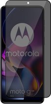 Privacy Screenprotector geschikt voor Motorola Moto G54 - Volledig Dekkend Glas Screen Protector