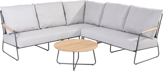 Balade hoek loungeset 4 delig antraciet 4 Seasons Outdoor