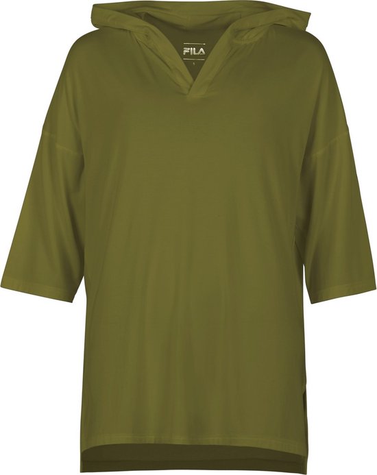 Fila Damen Kurzarmshirt Cecina Oversized Shirt Loden Green-M