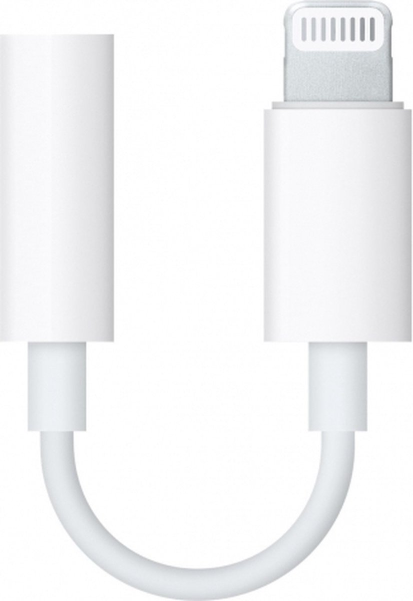 Ascendeo MWADP0001, 0,11 m, Lightning, 3.5mm, Mannelijk, Vrouwelijk, Wit