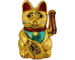 3BMT Lucky Cat - Maneki Neko - gelukskat - incl. Batterijen