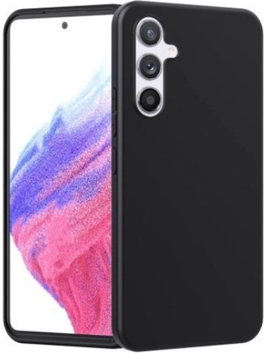 ShieldCase Slim case geschikt voor de Samsung Galaxy A25 hoesje - ultradun telefoonhoesje - kunststof hoesje - hardcase voor een optimale bescherming (zwart)