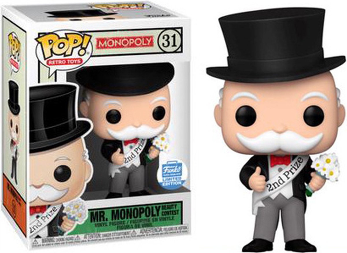 Funko europe Funko pop retro toys Mr. Monopoly beauty contest 31 Exclusive