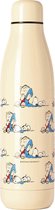 Quy Cup - 500ml - Peanuts Snoopy "Copertina" Drinking Bottle - Stainless Steel - Thermosfles 12 uur heet 24 uur koud herbruikbaar RVS fles