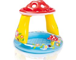 foto van Intex Mushroom Baby Pool - Opblaaszwembad - Ø 102 x 89 cm