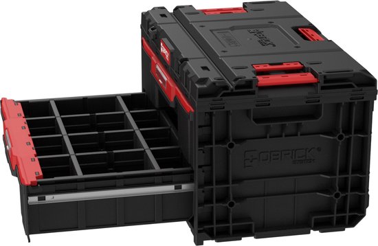 Mobiele gereedschapskist Qbrick System PRO CART RED Ultra HD