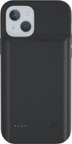 Lunso - Coque Battery Power Case - iPhone 13 - 6800 mAh - Zwart