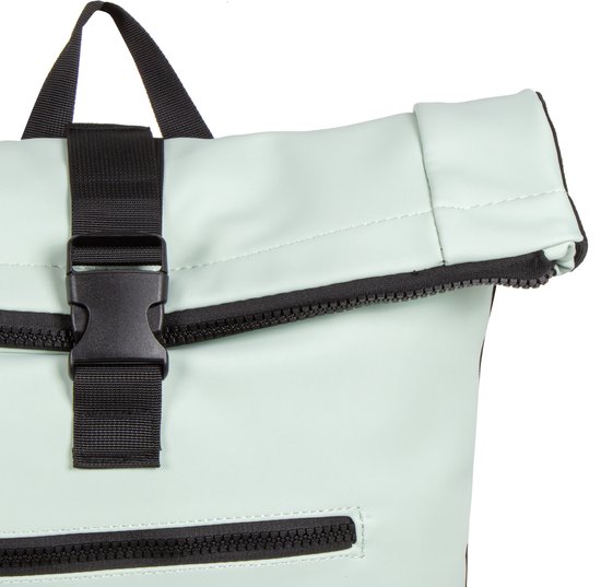 New Rebels Waterafstotende Rolltop Rugzak met Laptopvak 15'' Mart Mint