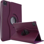 Hoes Geschikt voor Apple iPad Pro Hoes 2e Generatie - 11 inch (2021) - Tablet Case - Smart Cover Paars
