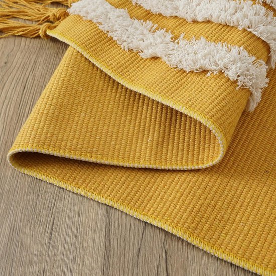 DEFYNEE Vloerkleed voor de woonkamer, wasbaar, laagpolig, antislip, onderhoudsvriendelijk, vintage boho-stijl, voor hal, keuken, hal, keuken, hal, 90 x 150 cm, crème/camel DEFYNEE Vloerkleed voor de woonkamer, wasbaar, laagpolig, antislip, onderhoudsvriendelijk, vintage boho-stijl, voor hal, keuken, hal, keuken, hal, 90 x 150 cm, crème/camel