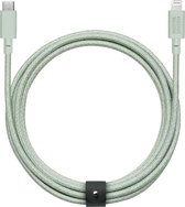 Native Union Belt Cable XL, 3 m, Lightning, USB C, Mâle, Mâle, Vert