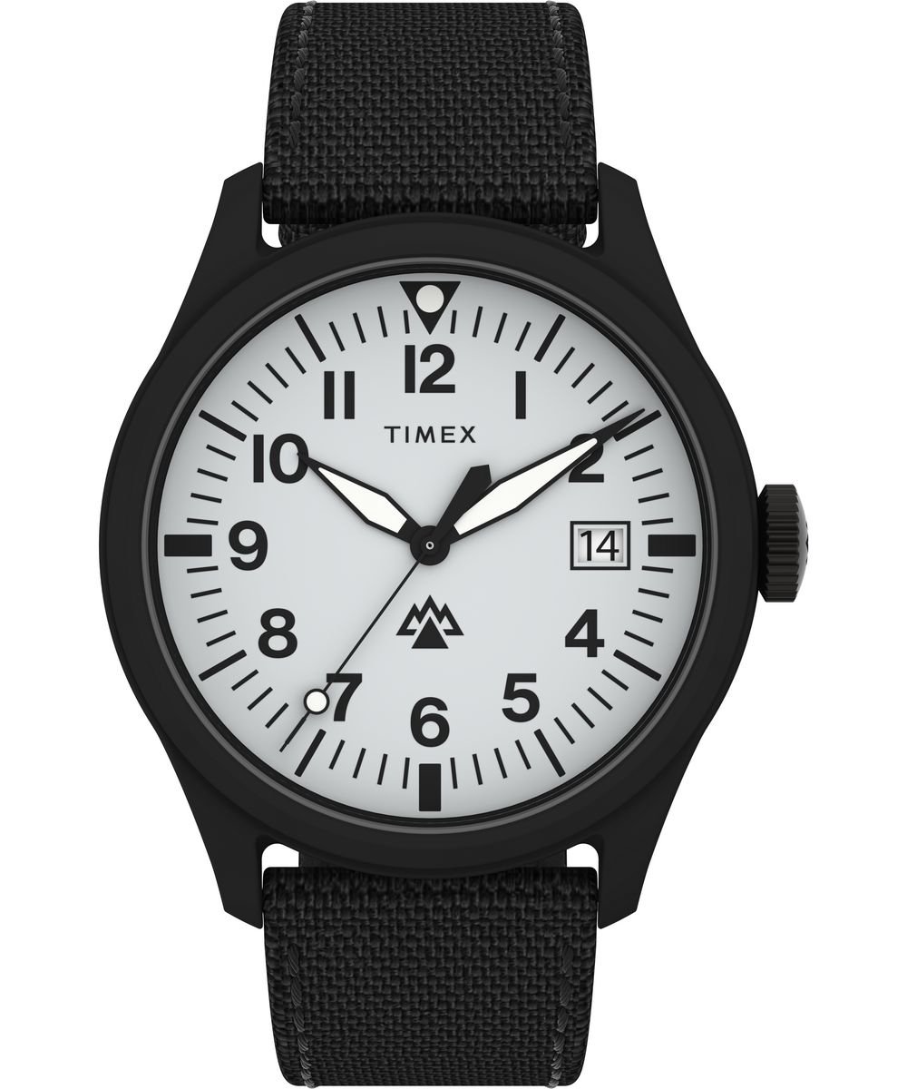Timex Traprock TW2W34700 Horloge - Textiel - Zwart - Ø 43 mm