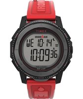 Timex Adrenaline TW5M57900 Horloge - Kunststof - Rood - Ø 46.5 mm