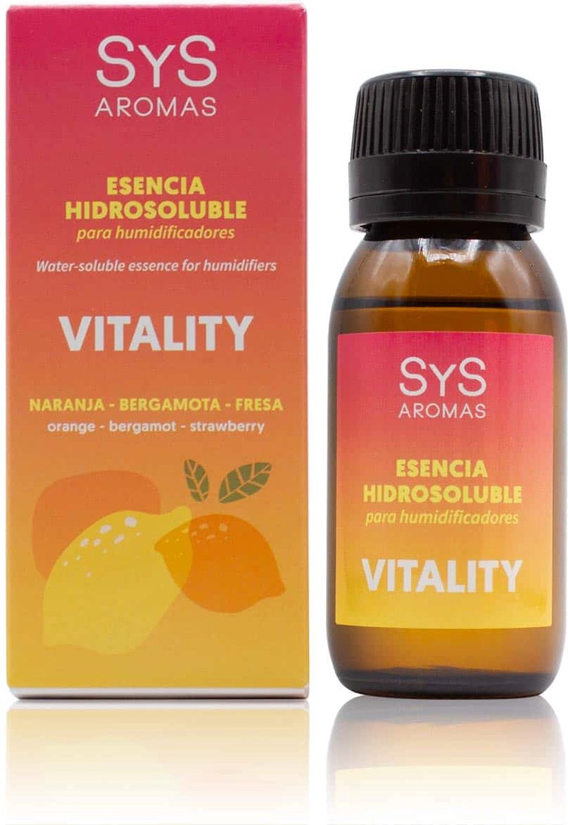 Goedkoopste Sys Brumaroma Vitality - Etherische Olie - 100 Puur & Natuurlijk - Voor Luchtbevochtiger & Aroma Diffuser - 50ml