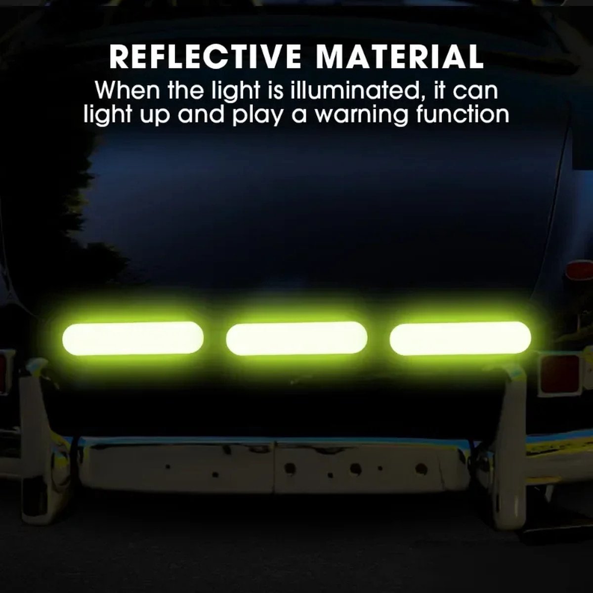 TOMALL 17 inch reflecterende velg streep sticker voor motorfiets wielen auto fietsen fiets nacht reflecterende veiligheid decoratie streep universele rand reflecterende stickers (wit