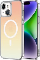 Valenta Back Cover Rainbow MagSafe iPhone 15 Plus - Multi color