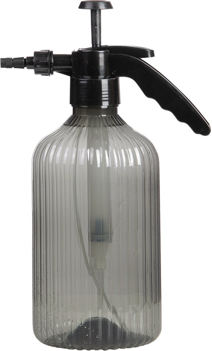 Esschert Design plantenspuit vernevelaar PET transparant zwart 33 cm