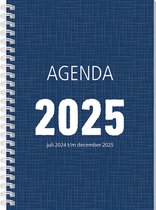 MGPcards - Agenda 2024-2025 - 18 maanden - Spiraal - 15 x 21 cm - A5 - Blauw