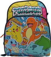 Pokémon - Rugzak - 2 vakken Premium Quality - 30cm - Pikachu - Squirtle - Charmander - Bulbasaur - Kleine rugzak