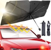 CNL Sight Auto Voorruit UV-Bescherming Paraplu - Auto Voorruit Zonnescherm Paraplu - Auto Warmte-Isolatie Zonnescherm Opvouwbare - Auto Voorruit Paraplu Geschikt voor De Meeste Voertuigmodellen (140 * 80 cm)