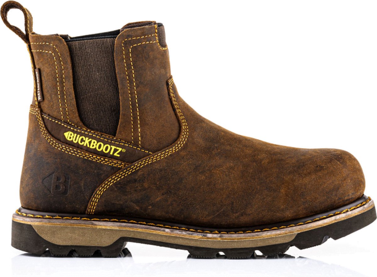 BuckBootz Instapper B1180 S3 - Donkerbruin - 40