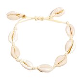 Fako Bijoux® - Bracelet Coquillage - Coquillages - Blanc