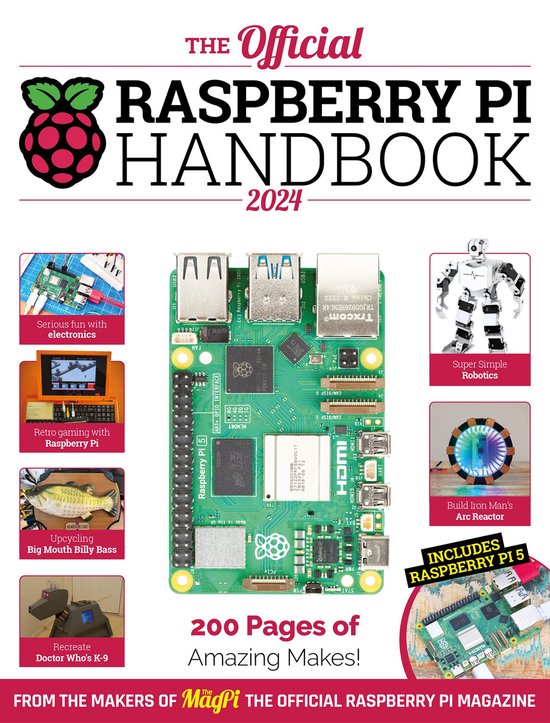 The Official Raspberry Pi Handbook 2024 - cover