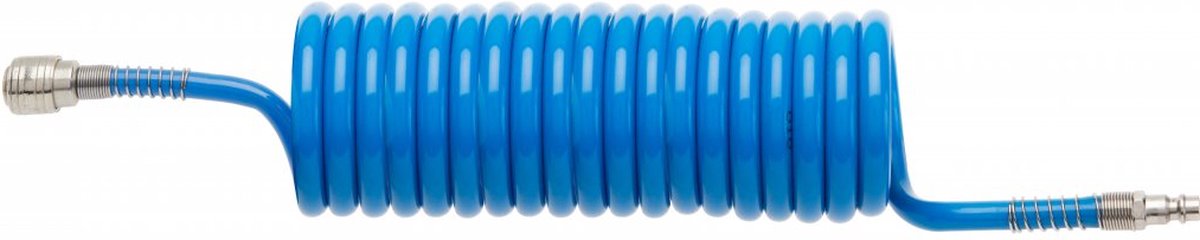 Luchtslang 9 meter 8 x 12 mm, Compressor Slang, Spiraalslang