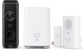 eufy Video Deurbell Dual 2 Pro met HomeBase 2 en chime / Deurbelgong - 2K-resolutie - Doorbell - dubbele camera's - pakketdetectie - gezichtsherkenning - draadloze installatie - compatibel met Amazon Alexa en Google Assistant